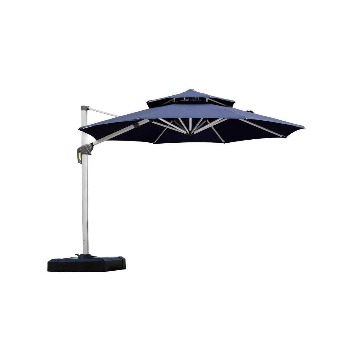10 FT Navy Blue Cantilever Patio Umbrella C4483