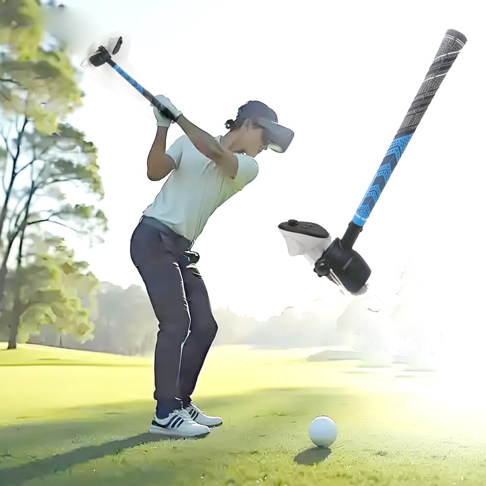 VR Golf Club Attachment with Non-Slip Handle Grip X6045