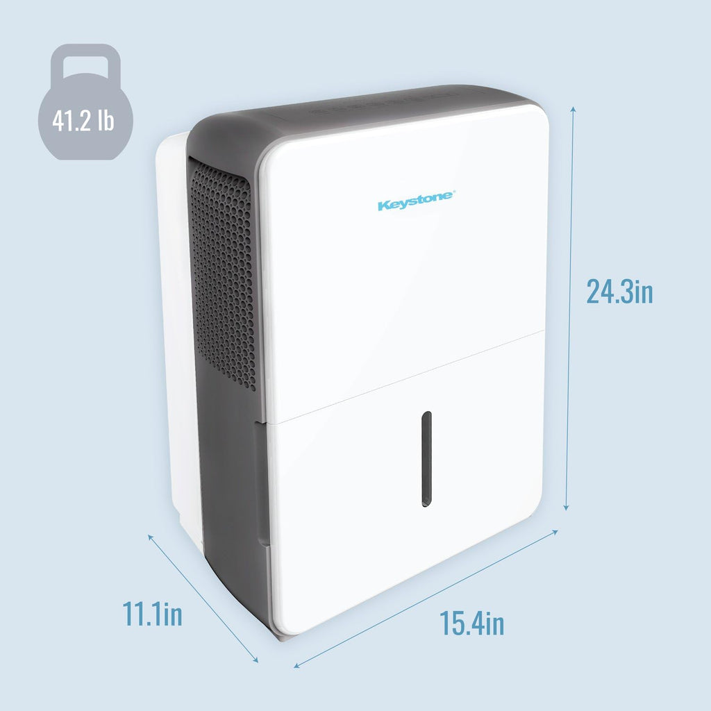 50-Pint Portable Dehumidifier with Auto-Shutoff and Timer L697004