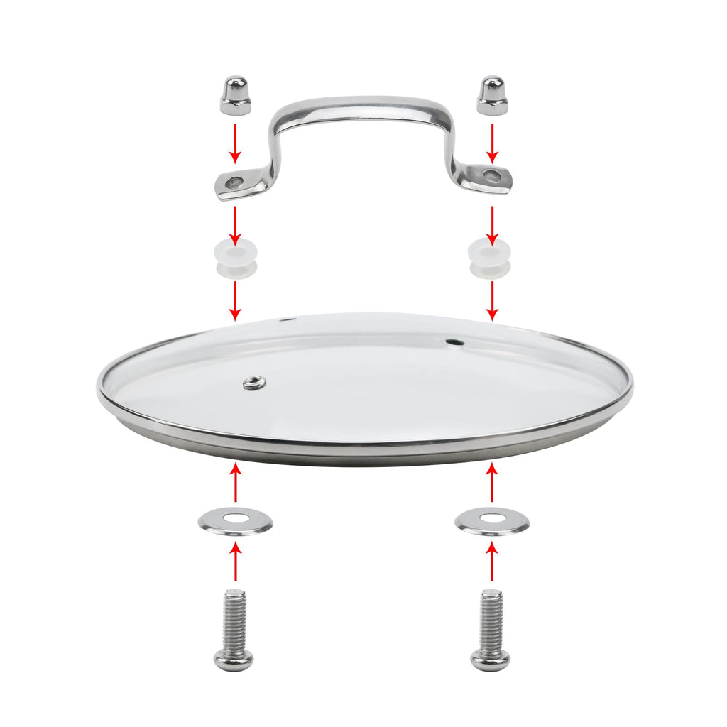 10 Inch Tempered Glass Pot Lid C3023