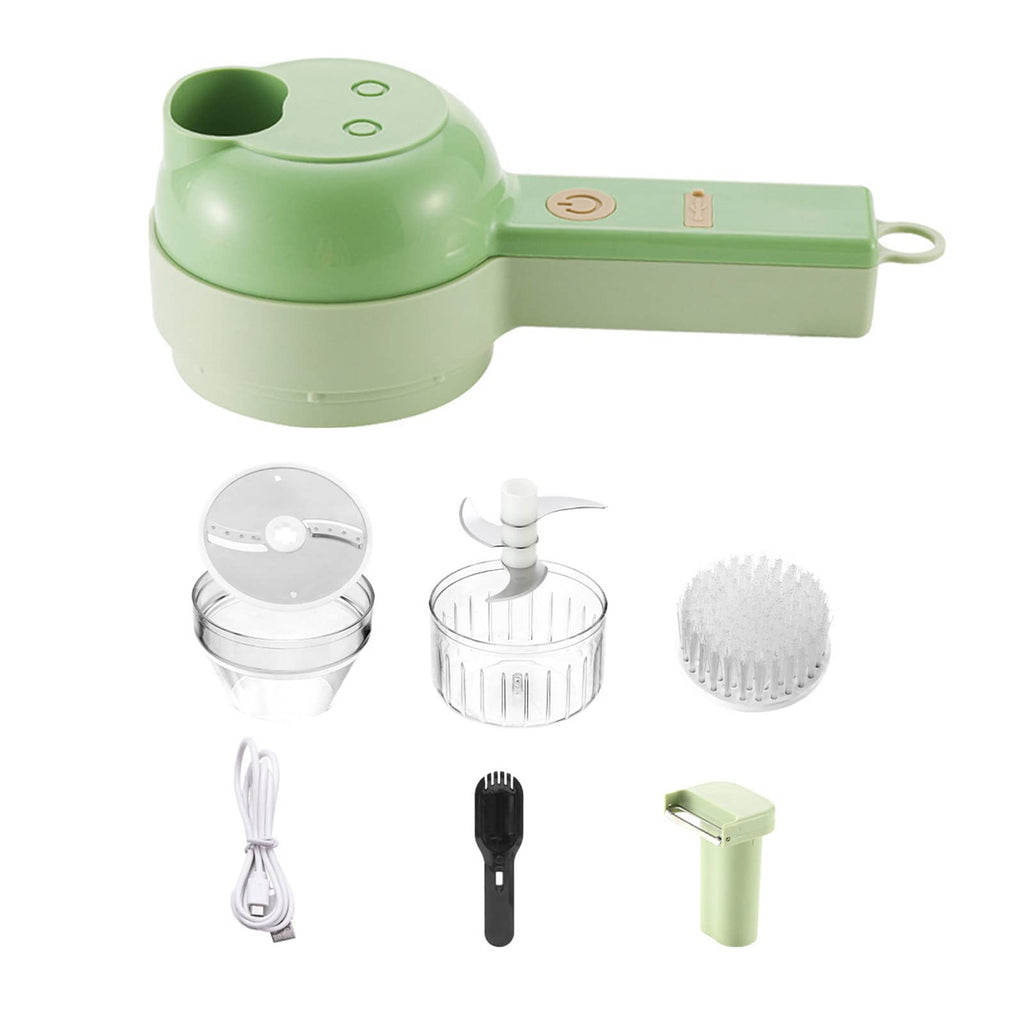 4 in 1 Handheld Electric Vegetable Cutter Set G995