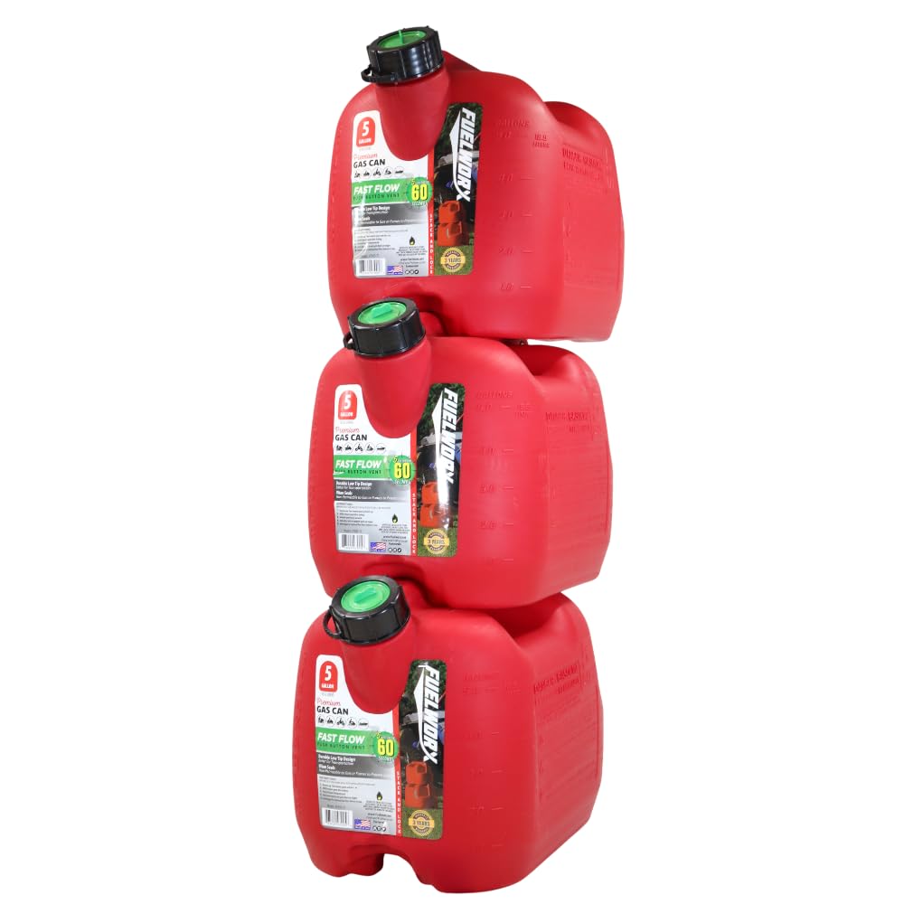 5 Gallon Gas Cans 3-Pack E350608