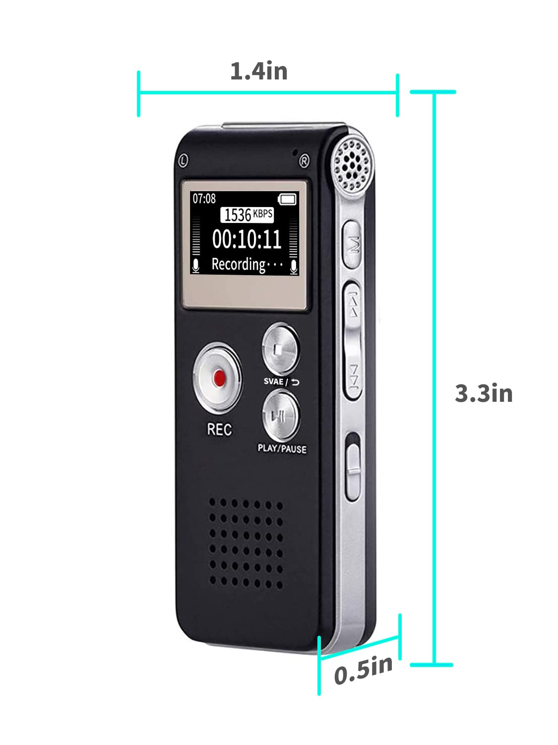 16GB Voice Recorder with Playback V905