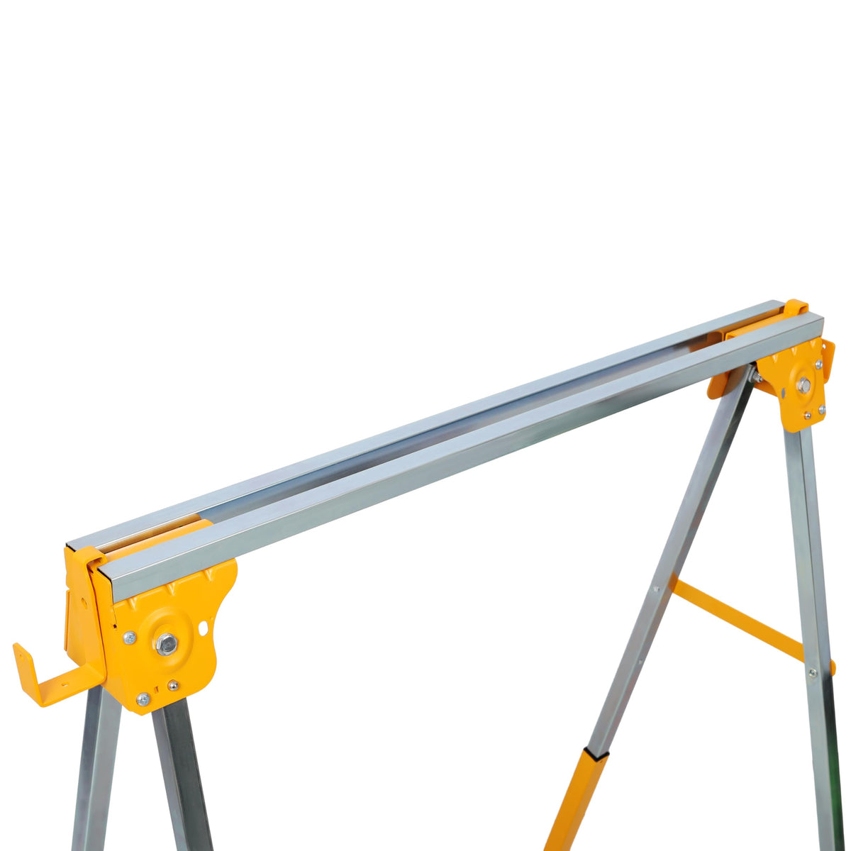 2 Pack Adjustable Height Steel Sawhorse F39509