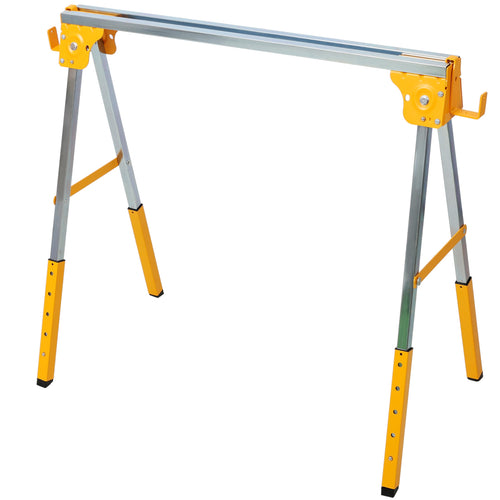 2 Pack Adjustable Height Steel Sawhorse F39509