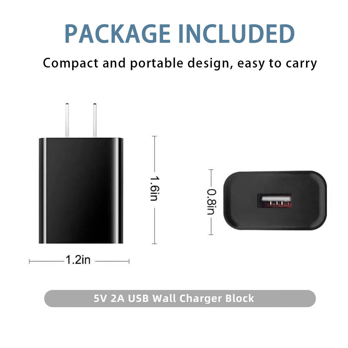 5V USB Wall Charging Power Adapter S8534