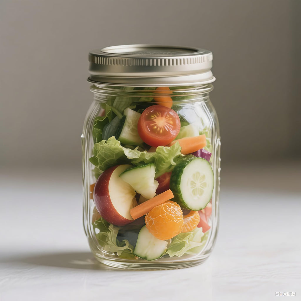 12 Pcs 16oz Regular Mouth Glass Mason Jars with Lids and Rings C6899
