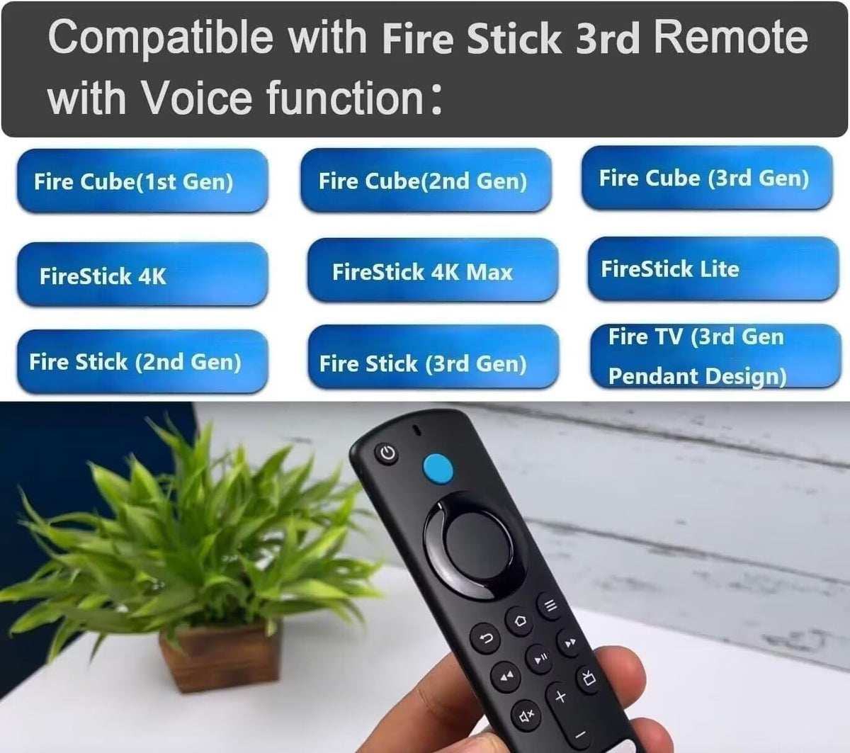 Replacement Remote Control K962480