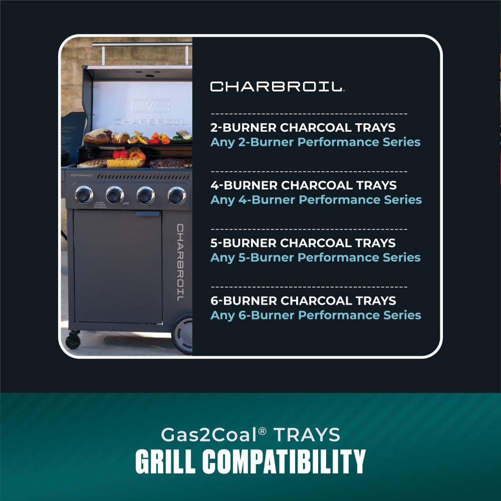 4 Burner Gas and Charcoal Grill J60436