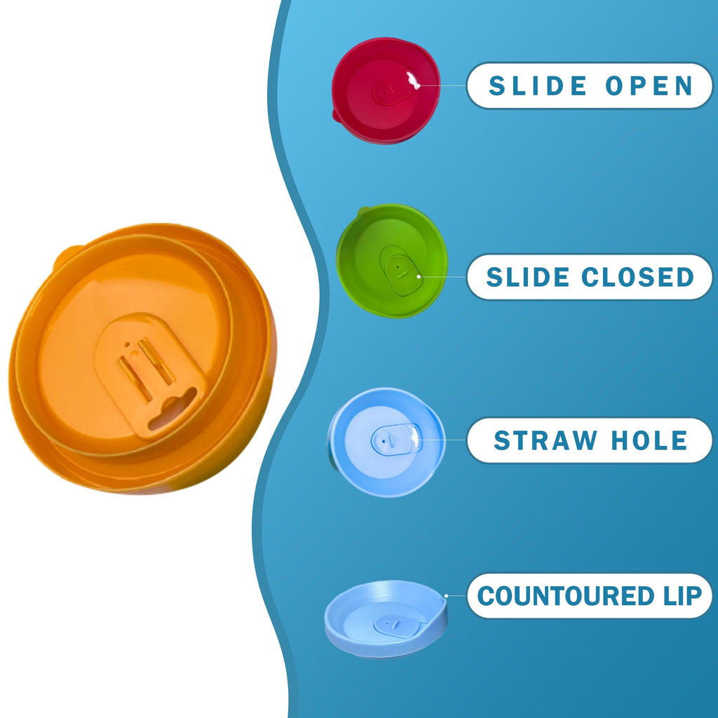 20 oz 4 Pack Double Wall Clear Acrylic Tumbler Cups with Lids R141808