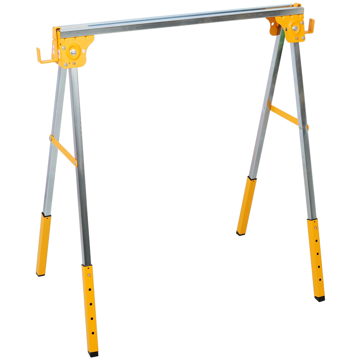 2 Pack Adjustable Height Steel Sawhorse F39509