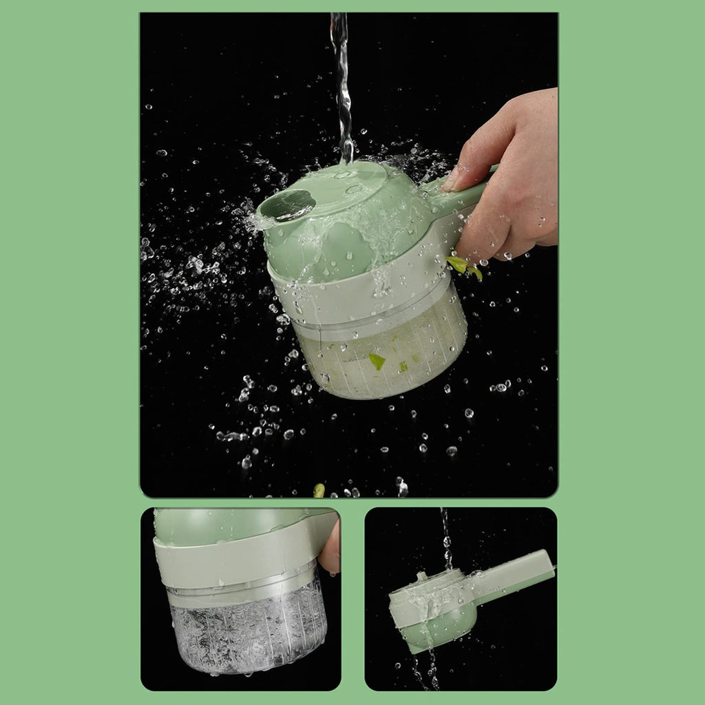 4 in 1 Handheld Electric Vegetable Cutter Set G995