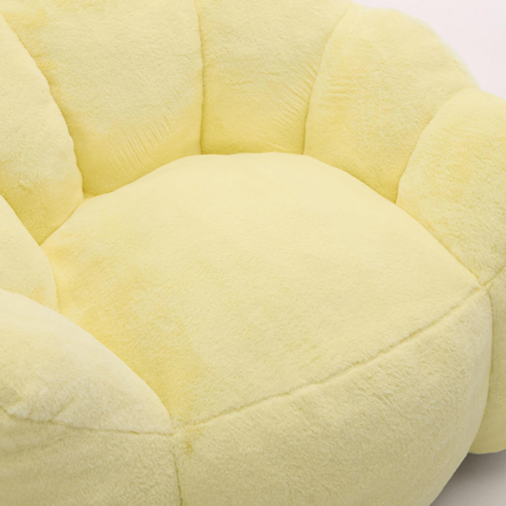 Faux Fur Bean Bag Sofa with Memory Foam V711030