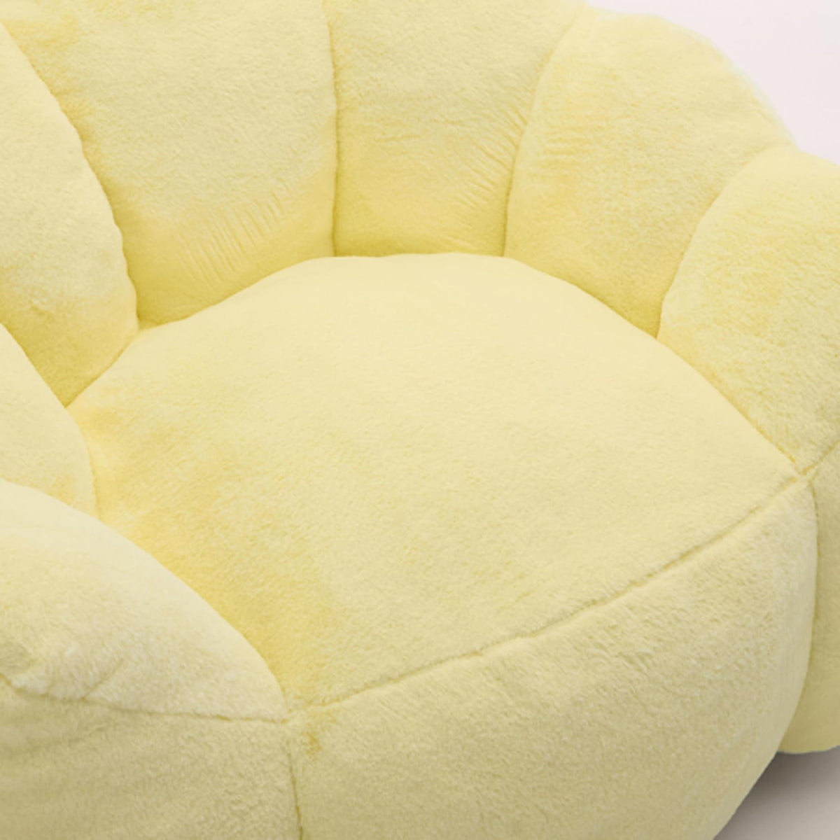 Faux Fur Bean Bag Sofa with Memory Foam V711030