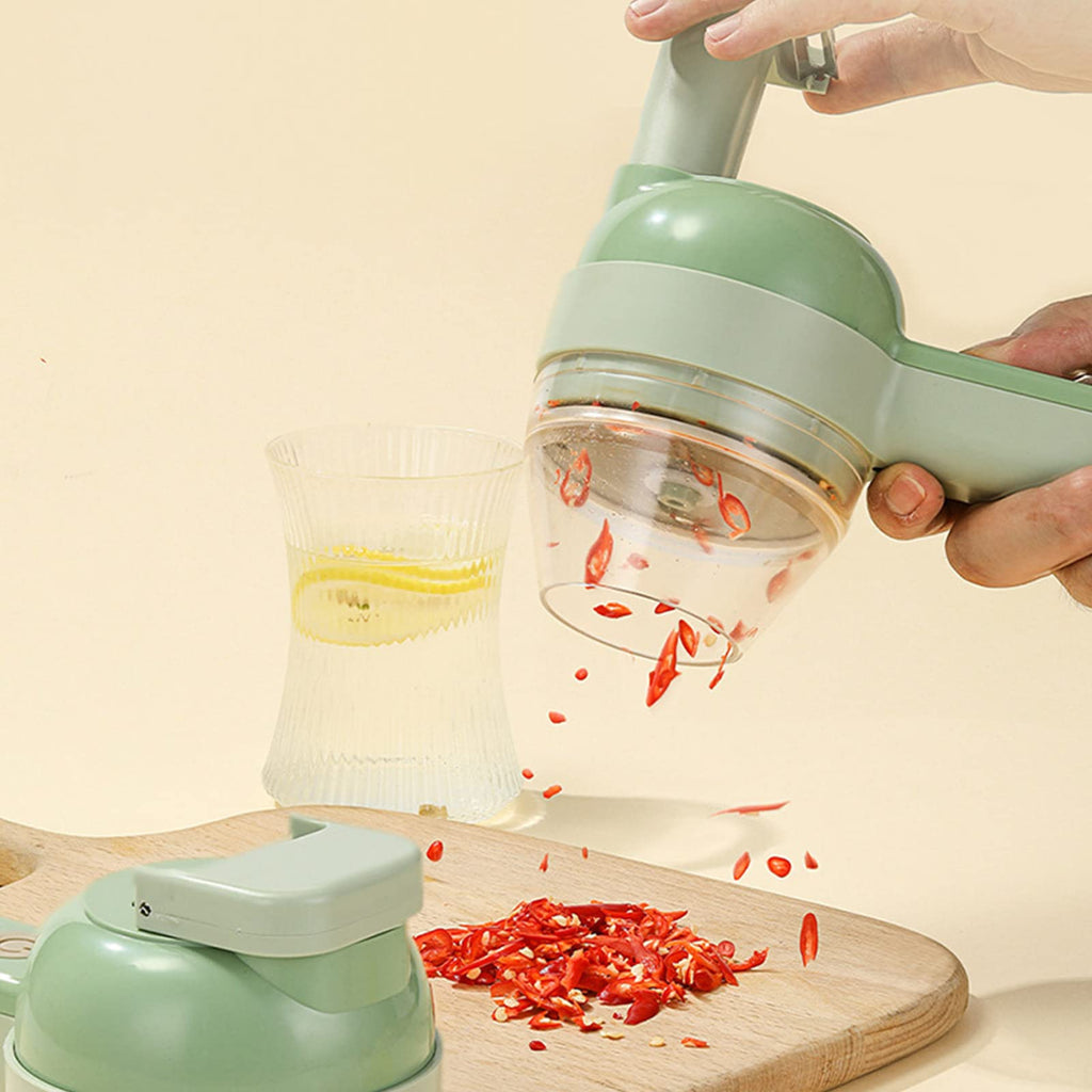 4 in 1 Handheld Electric Vegetable Cutter Set G995