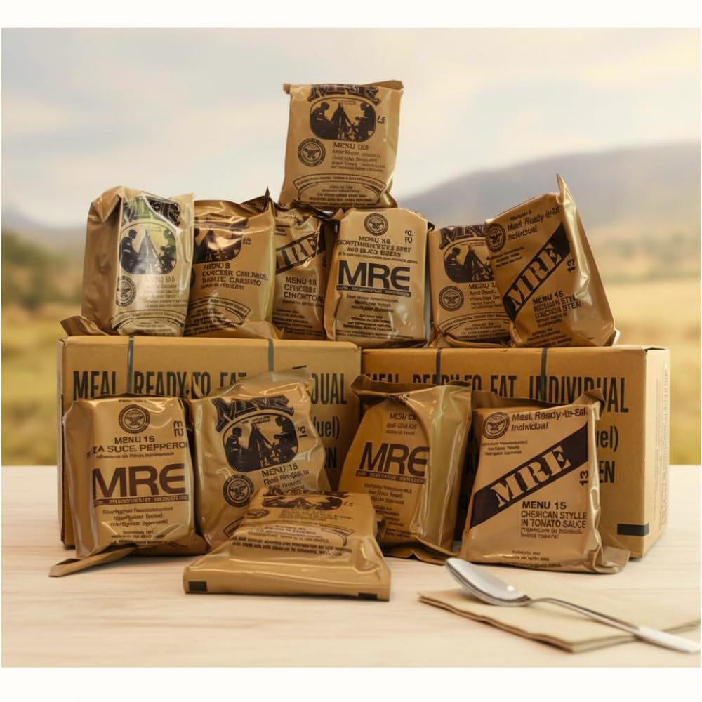 MRE Meals Ready to Eat A and B bundle cases with heater X70929
