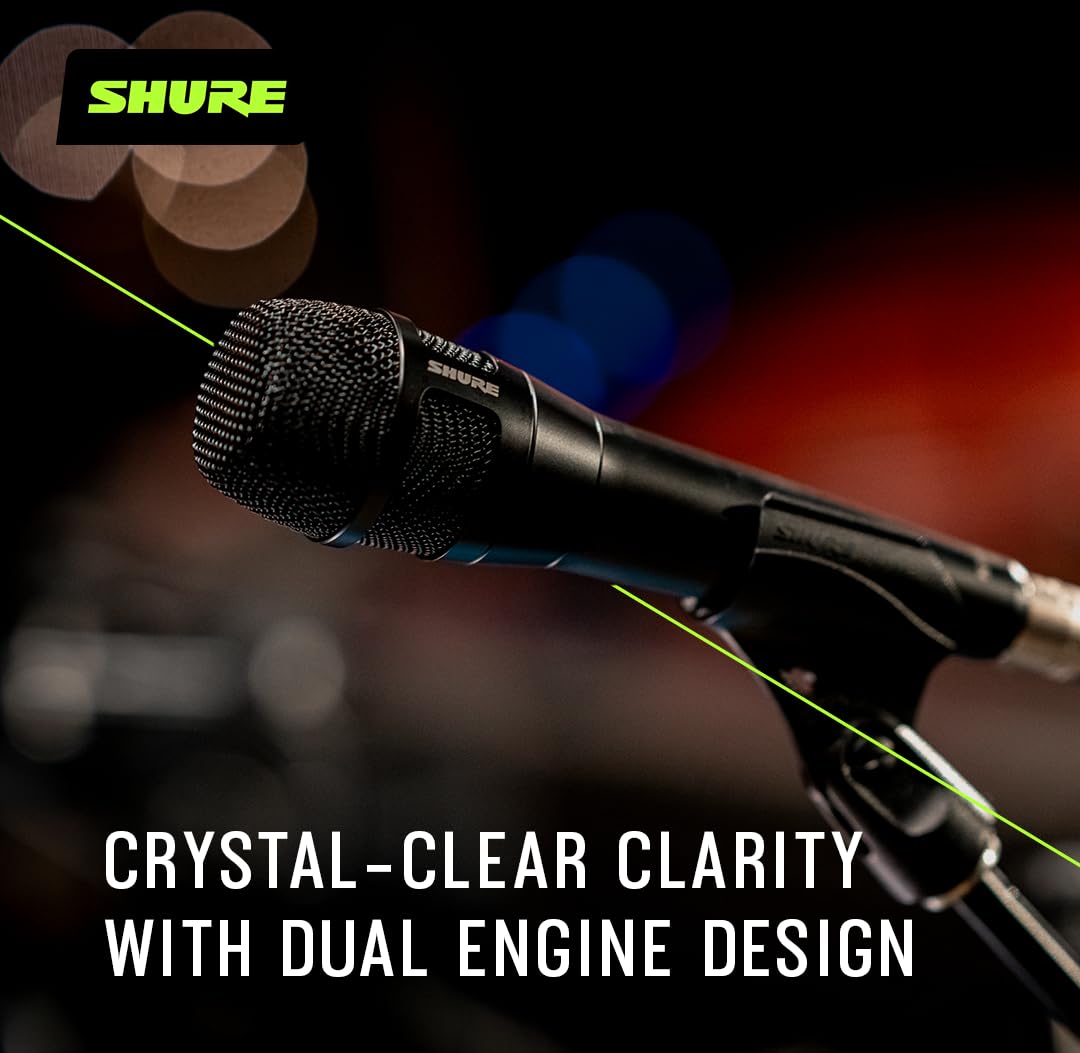 Black Supercardioid Dynamic Vocal Microphone L73792