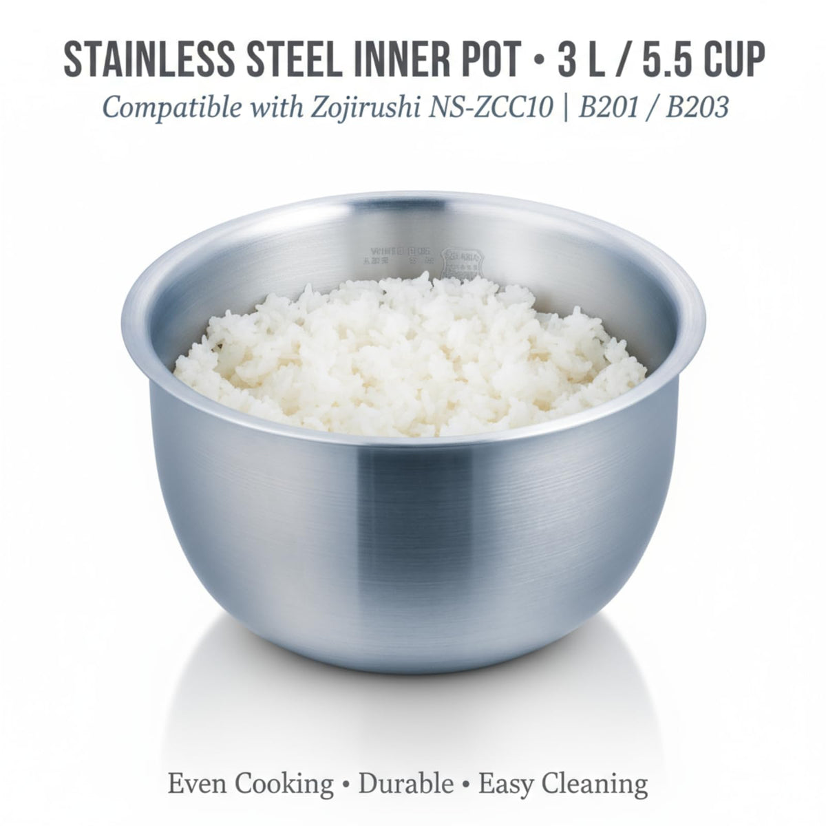 316 Stainless Steel Rice Cooker Pot R44829