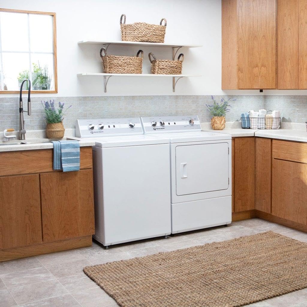 27" Electric Dryer with 7 cu. ft. Capacity, Reversible Door, in White G36486