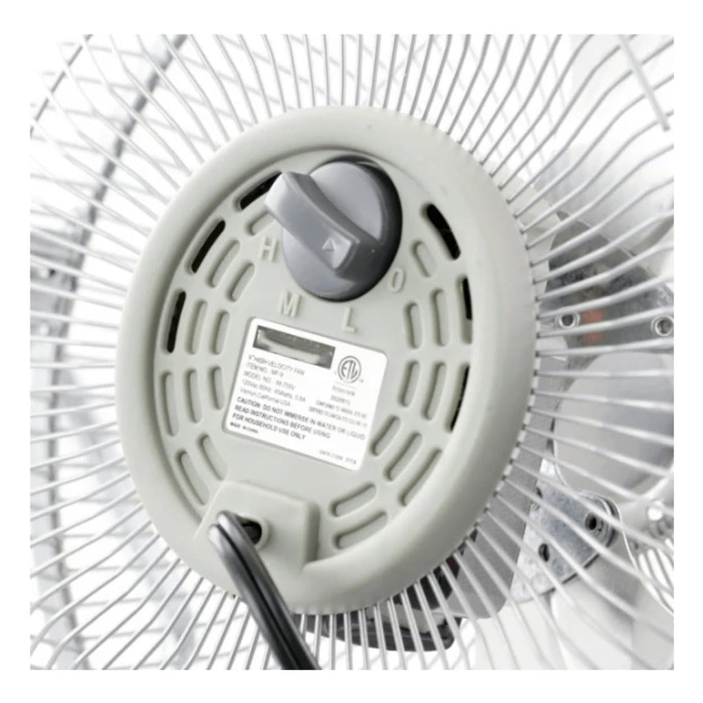 9-Inch High Velocity All Metal Desk Fan D908