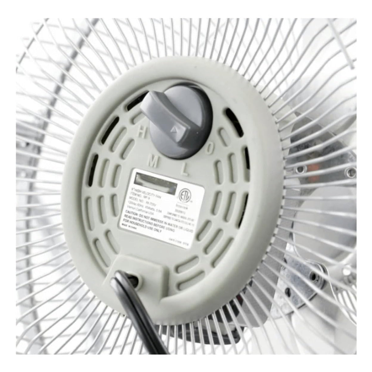 9-Inch High Velocity All Metal Desk Fan D908