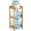 5 Gallon Water Jug Holder with Top Shelves R24548