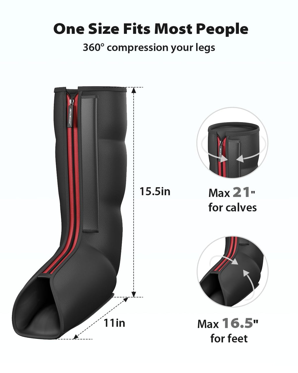 Leg Massager with Heat and Compression K550791