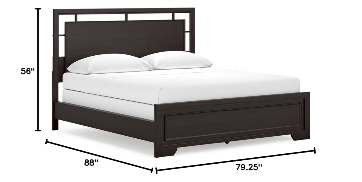 California King Panel Bed B5998