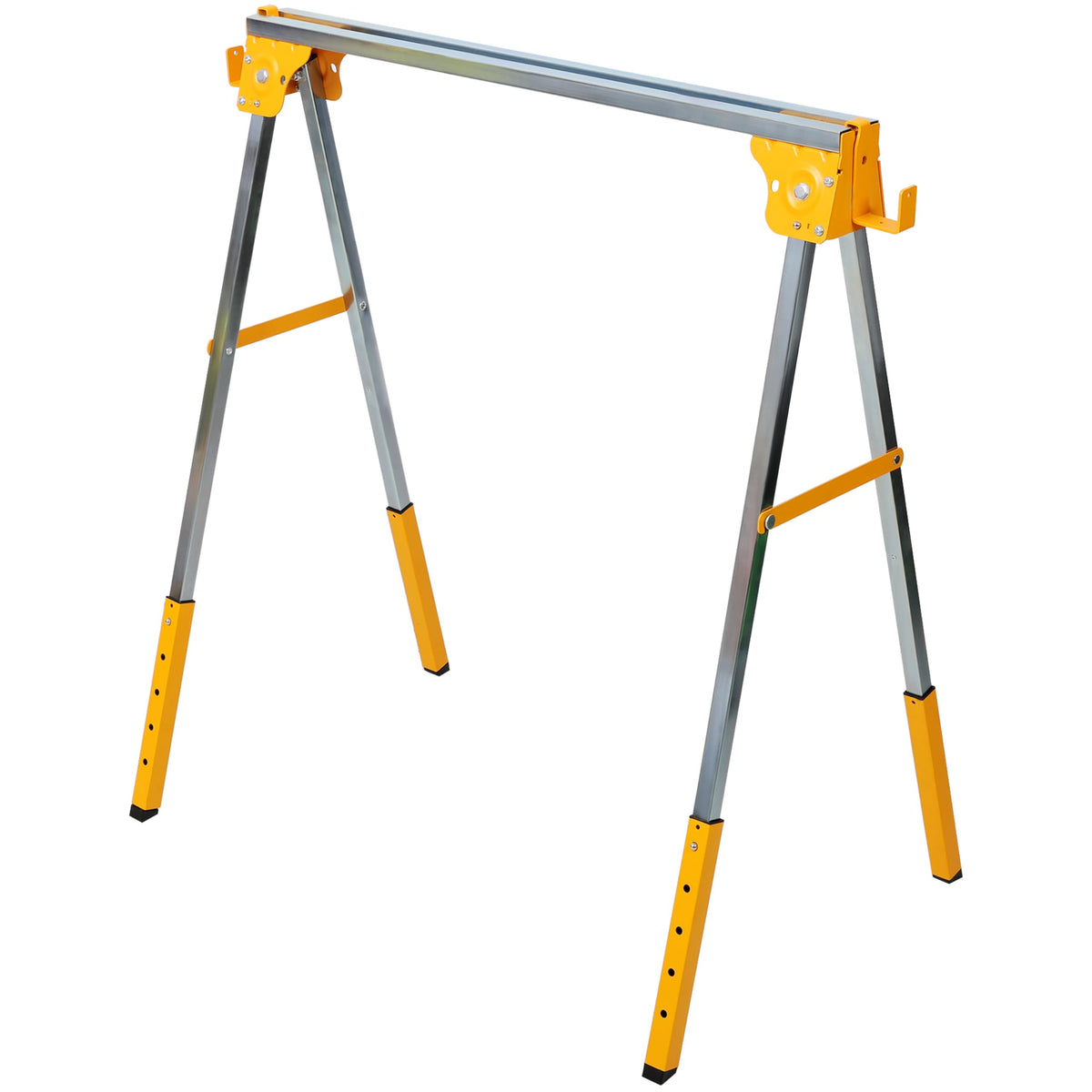 2 Pack Adjustable Height Steel Sawhorse F39509