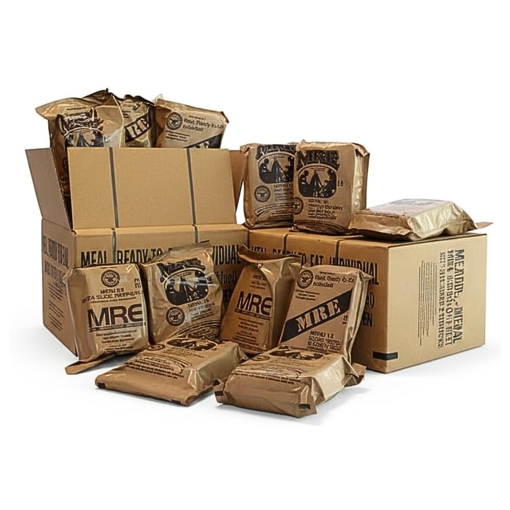 MRE Meals Ready to Eat A and B bundle cases with heater X70929