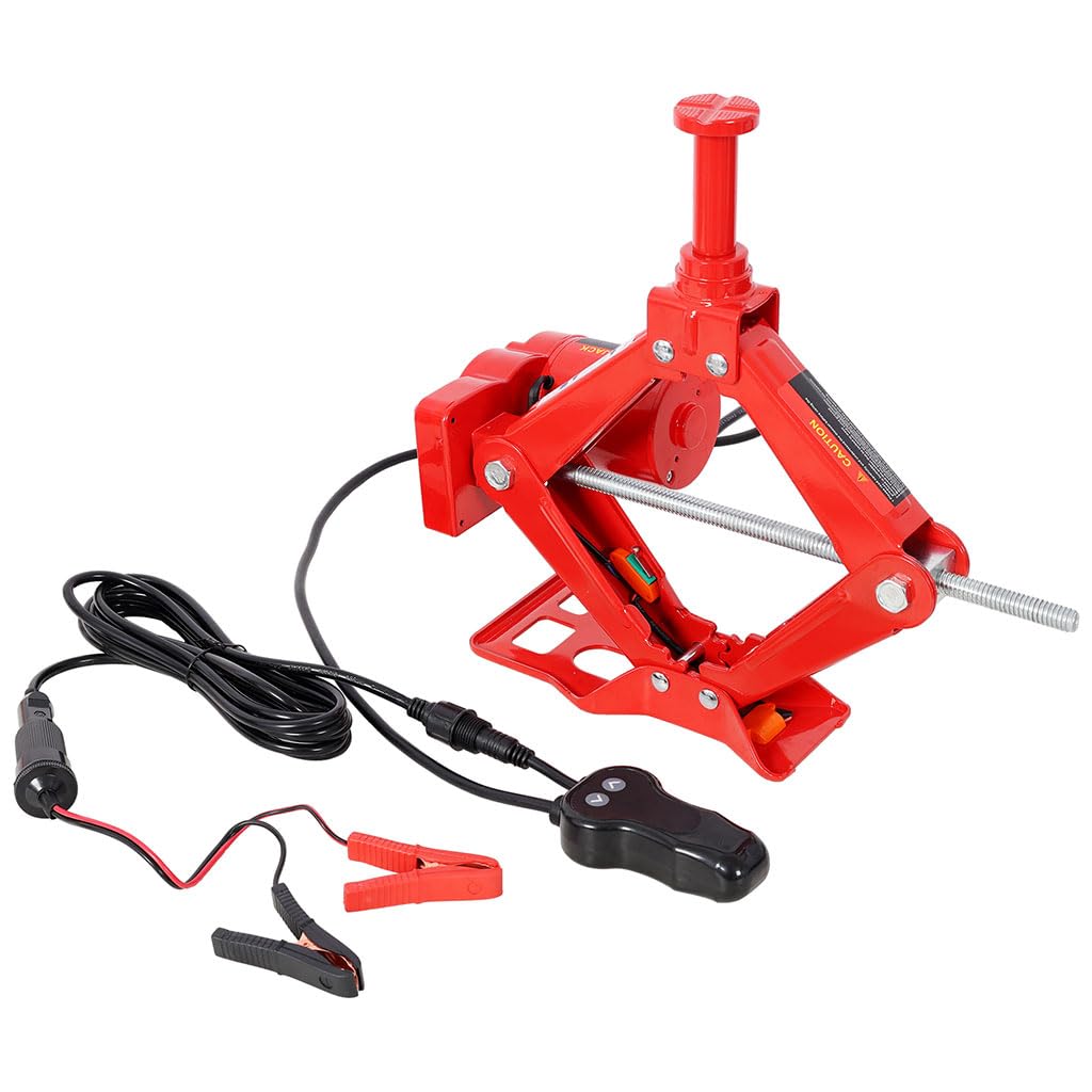 12V 3 Ton Electric Car Jack with Lug Wrench and Carrying Case A469