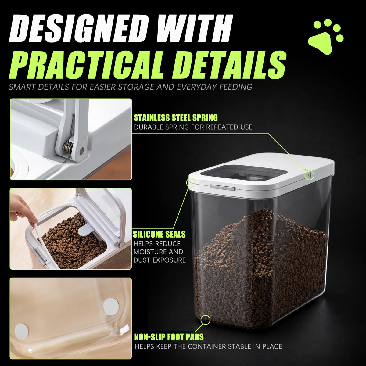 Dog Food Storage Container 10 Lbs A949