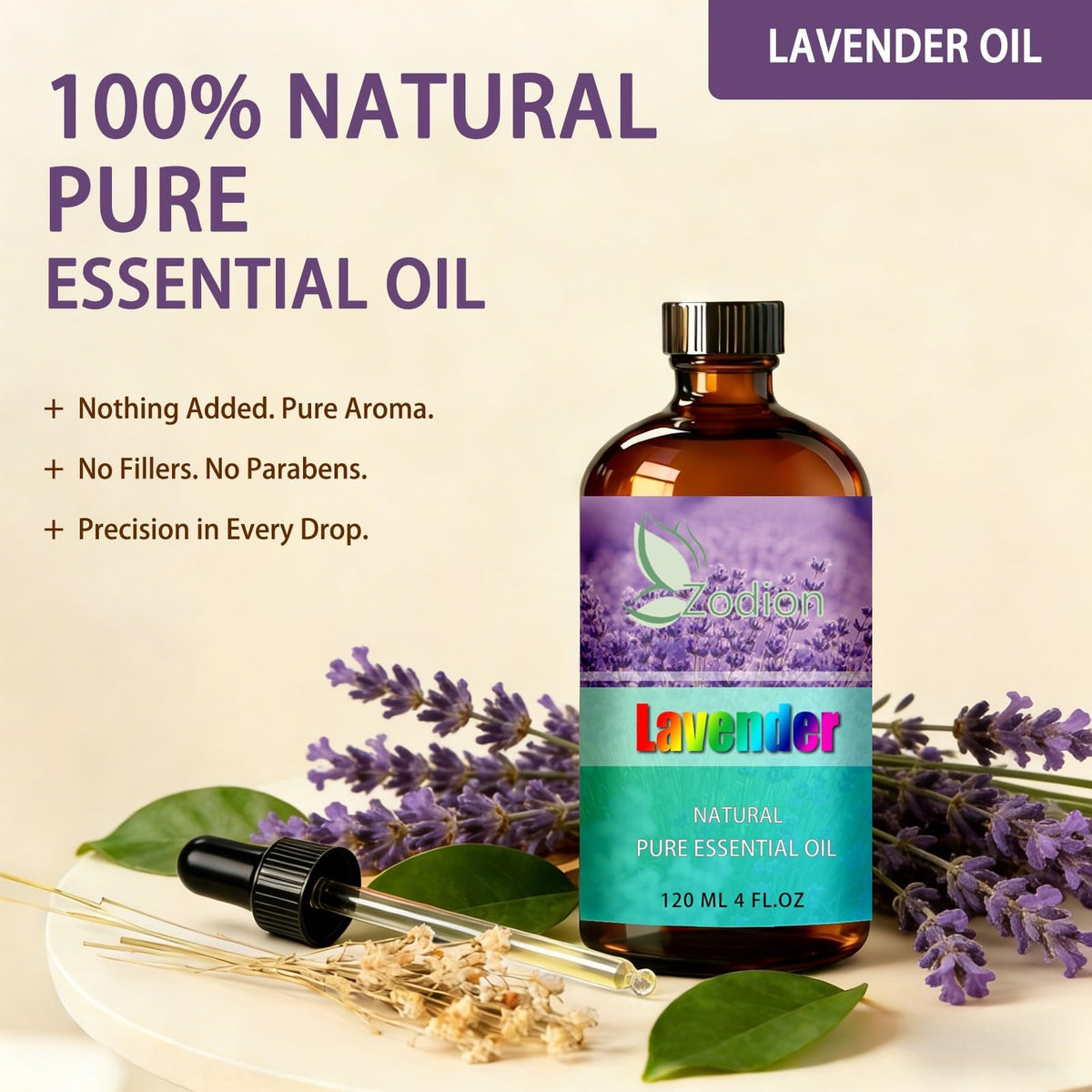 Lavender and Tea Tree Essential Oil 4 Fl Oz L17548