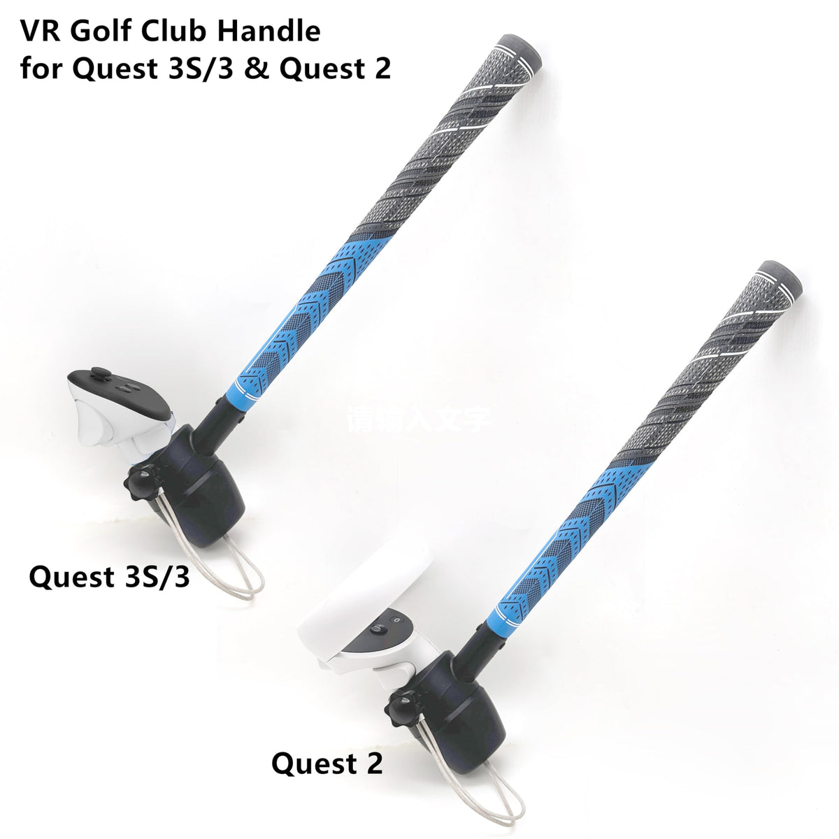 VR Golf Club Attachment with Non-Slip Handle Grip X6045