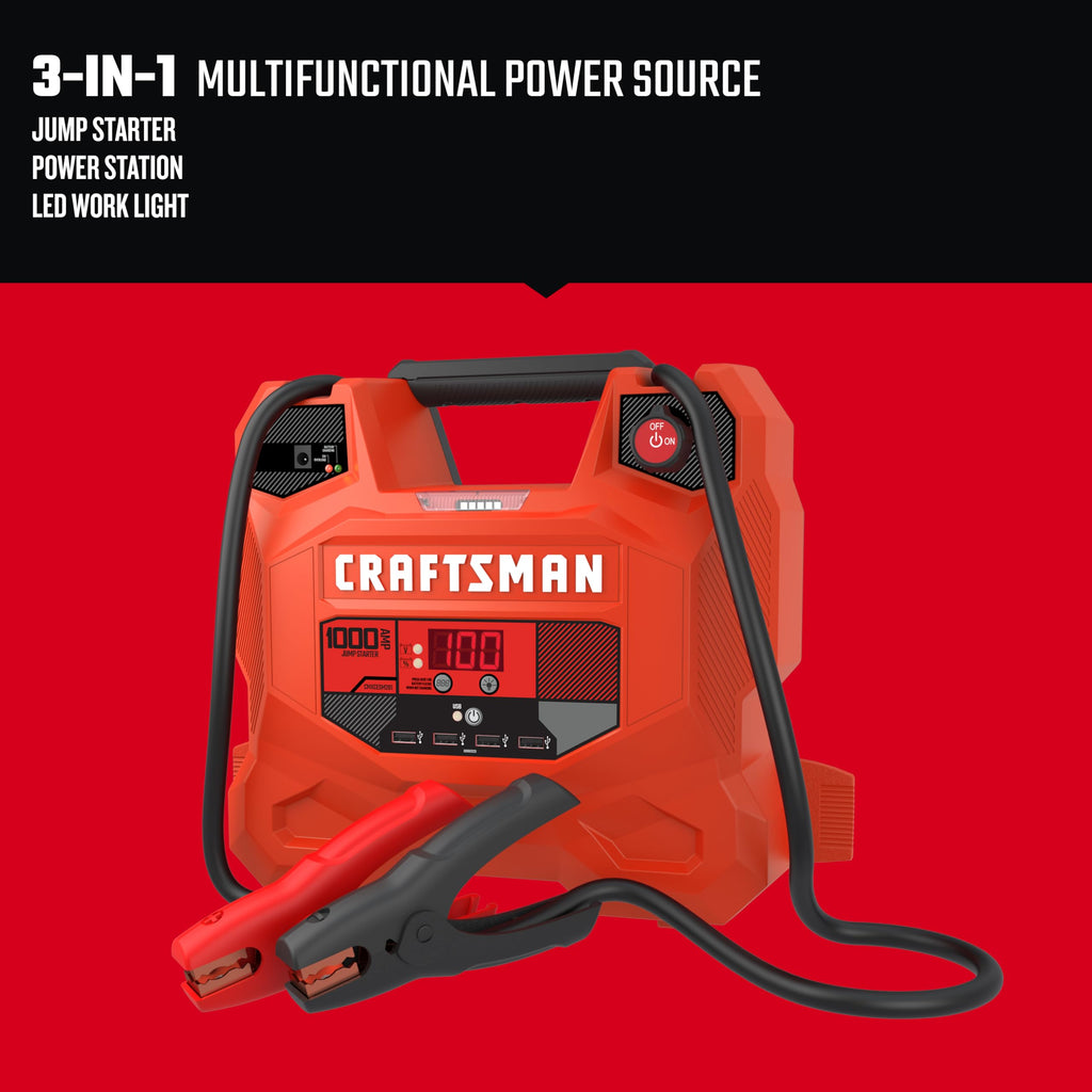 Car Battery Jump Starter and Portable Power Station F612