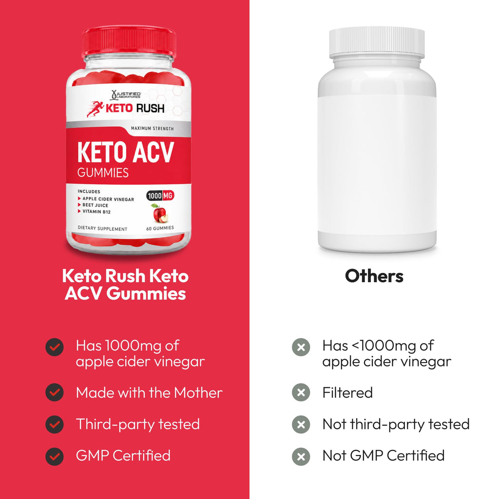 Keto ACV Gummies 1000 mg 60 Count Pack of 2 Vegan Gluten Free R9857