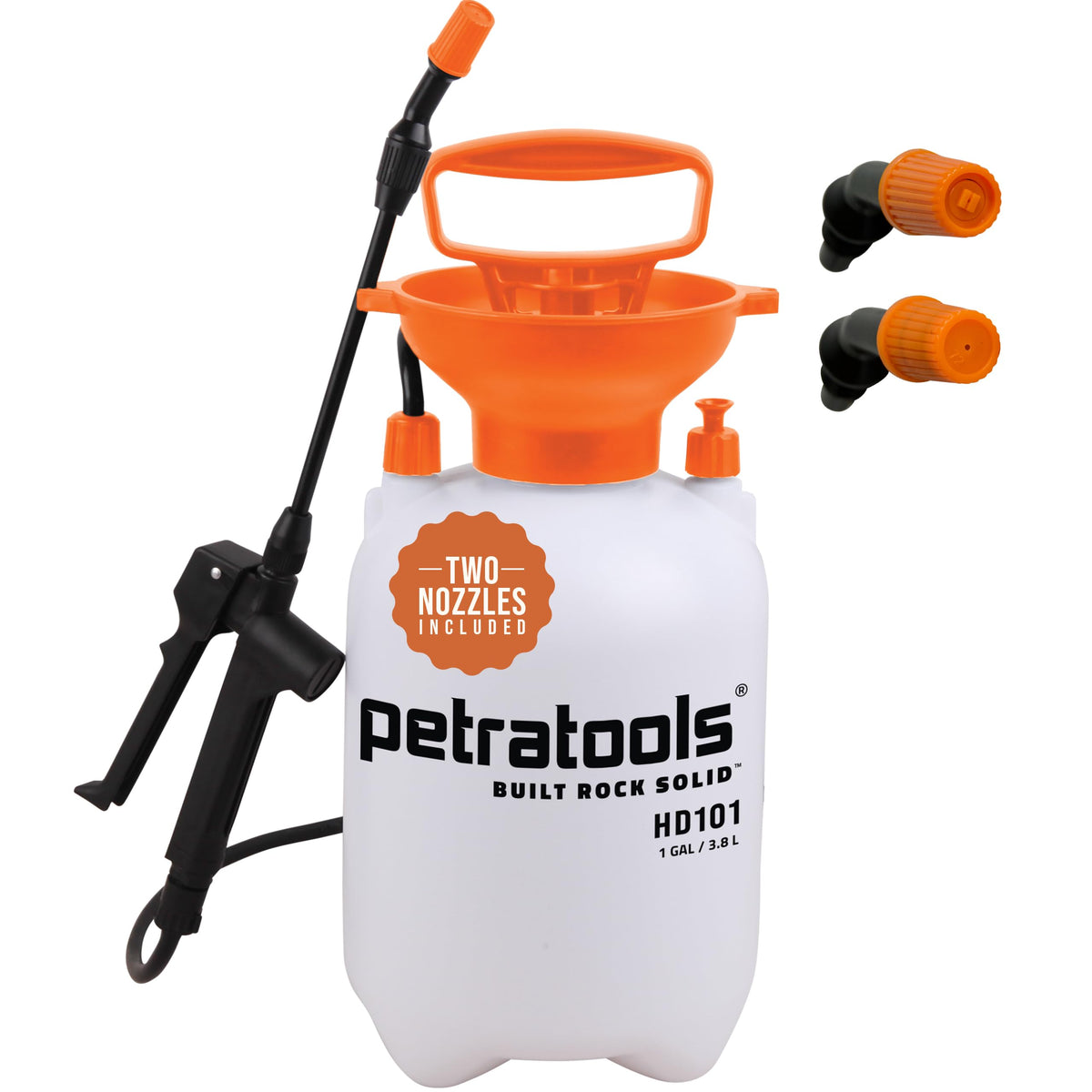 1 Gallon Garden Pump Sprayer with 52-in Hose & 2 Nozzles T5985