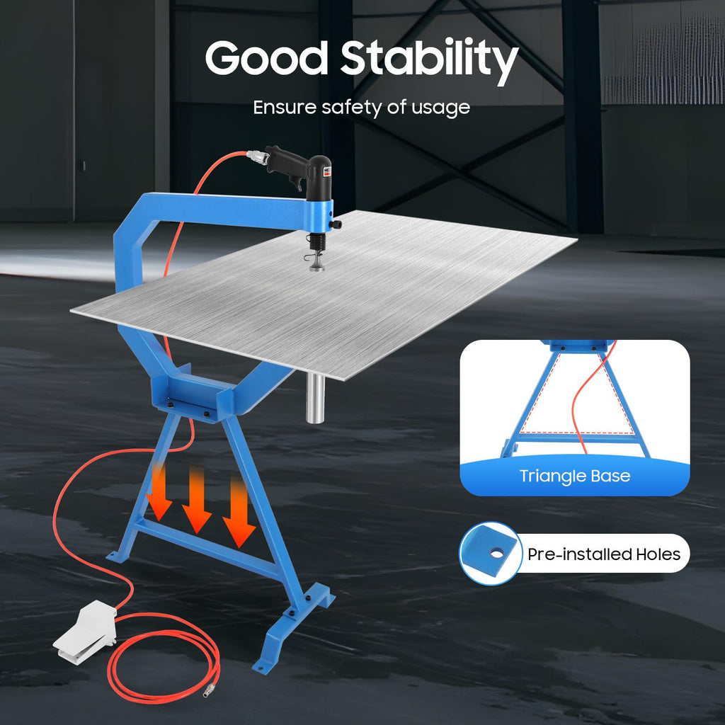 Pneumatic Planishing Hammer Sheet Metal Shaping Machine with Cast-Iron Stand H2317
