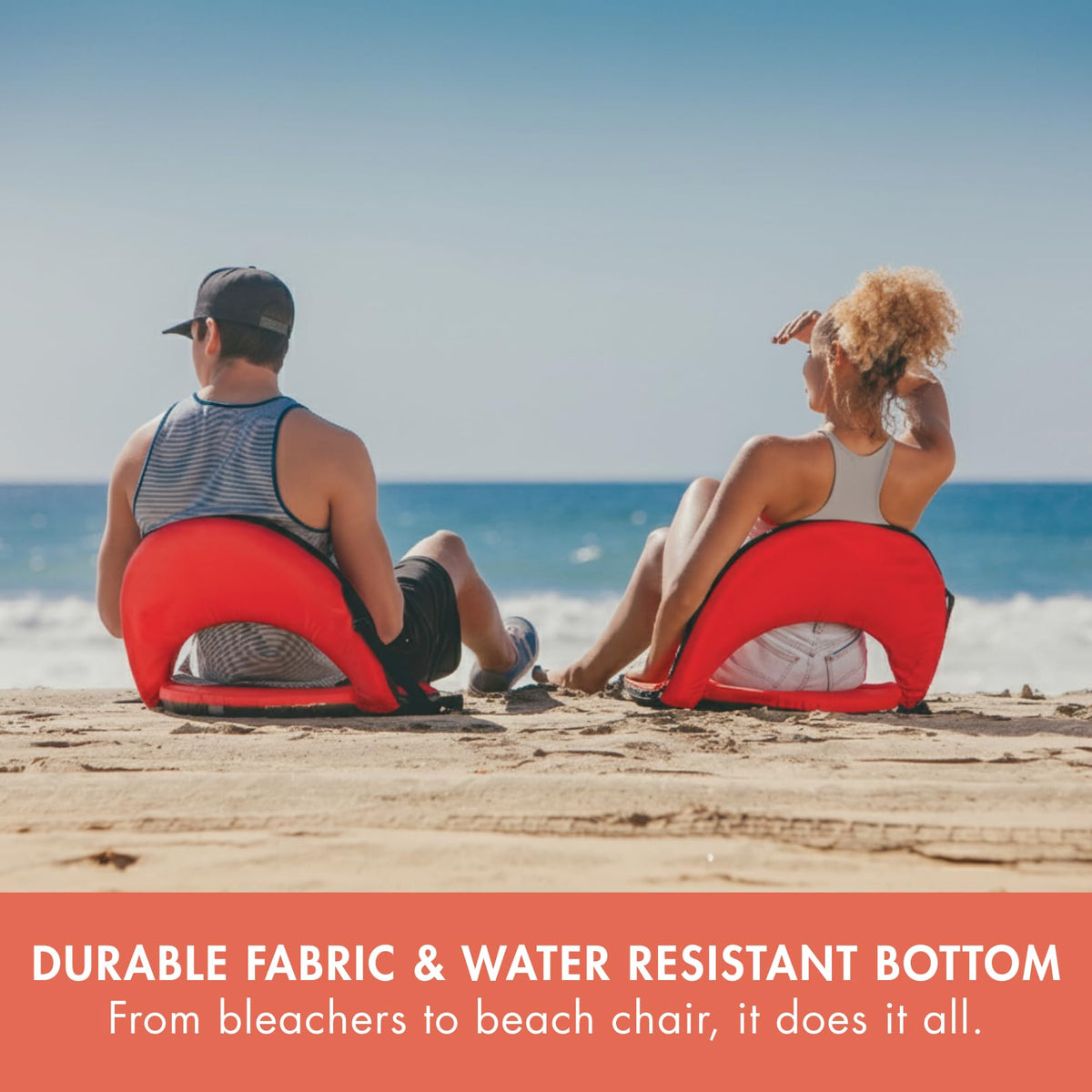 Portable Reclining Stadium Seat with Back Support F98366