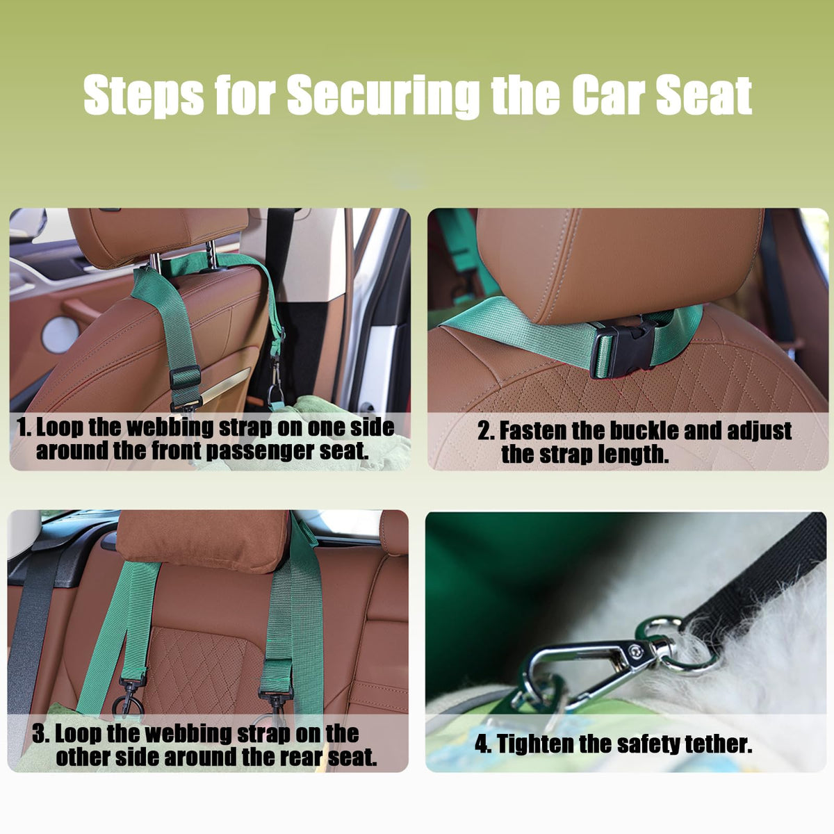 2-in-1 Dog Car Seat D547
