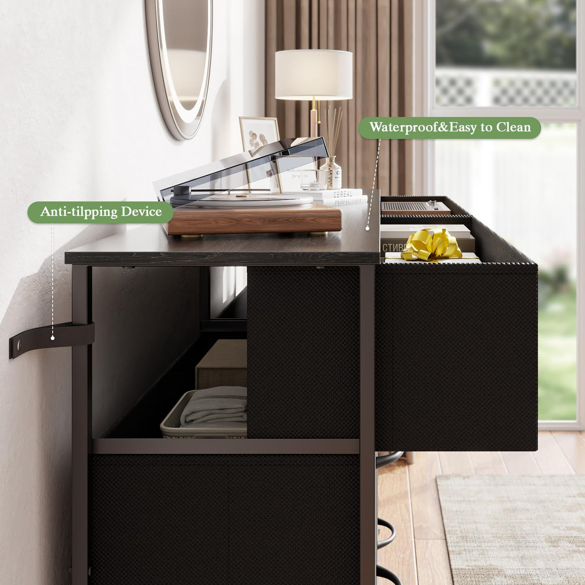 Wide 8 Drawer Dresser G6948