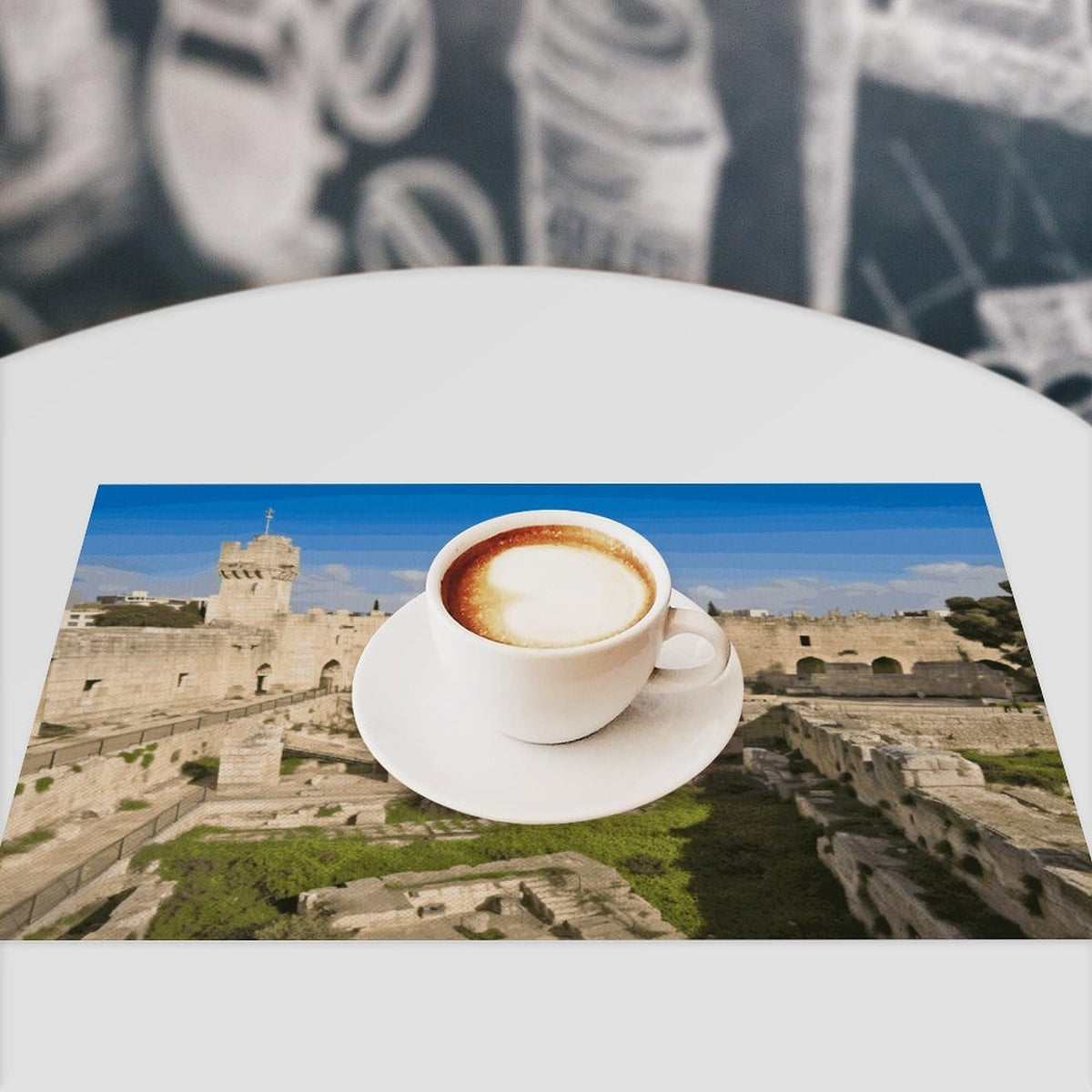 Washable Stain Resistant Placemats 4 PCS E154