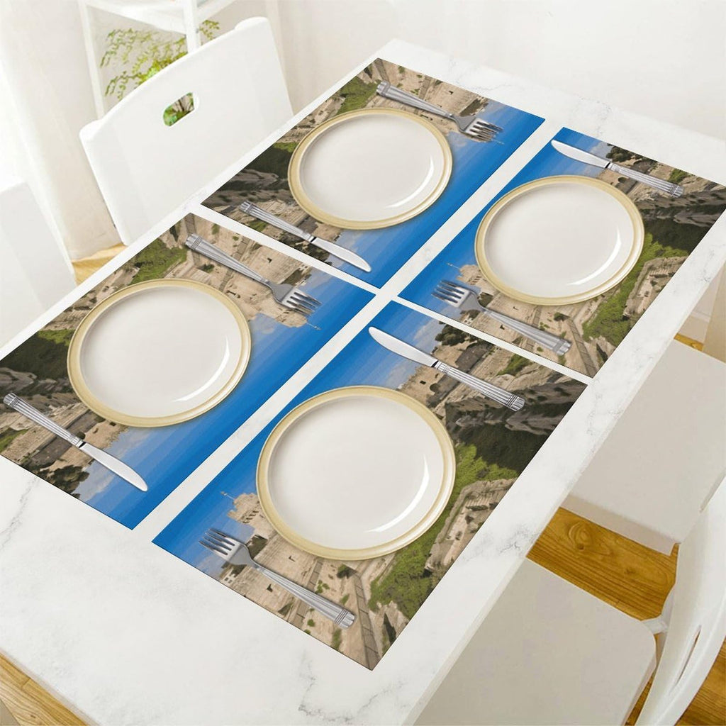 Washable Stain Resistant Placemats 4 PCS E154