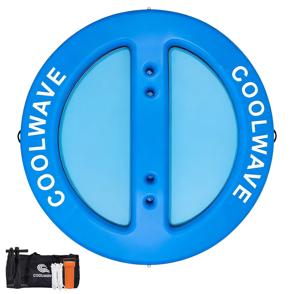 Inflatable Water Hammock with Cup Holders R684998