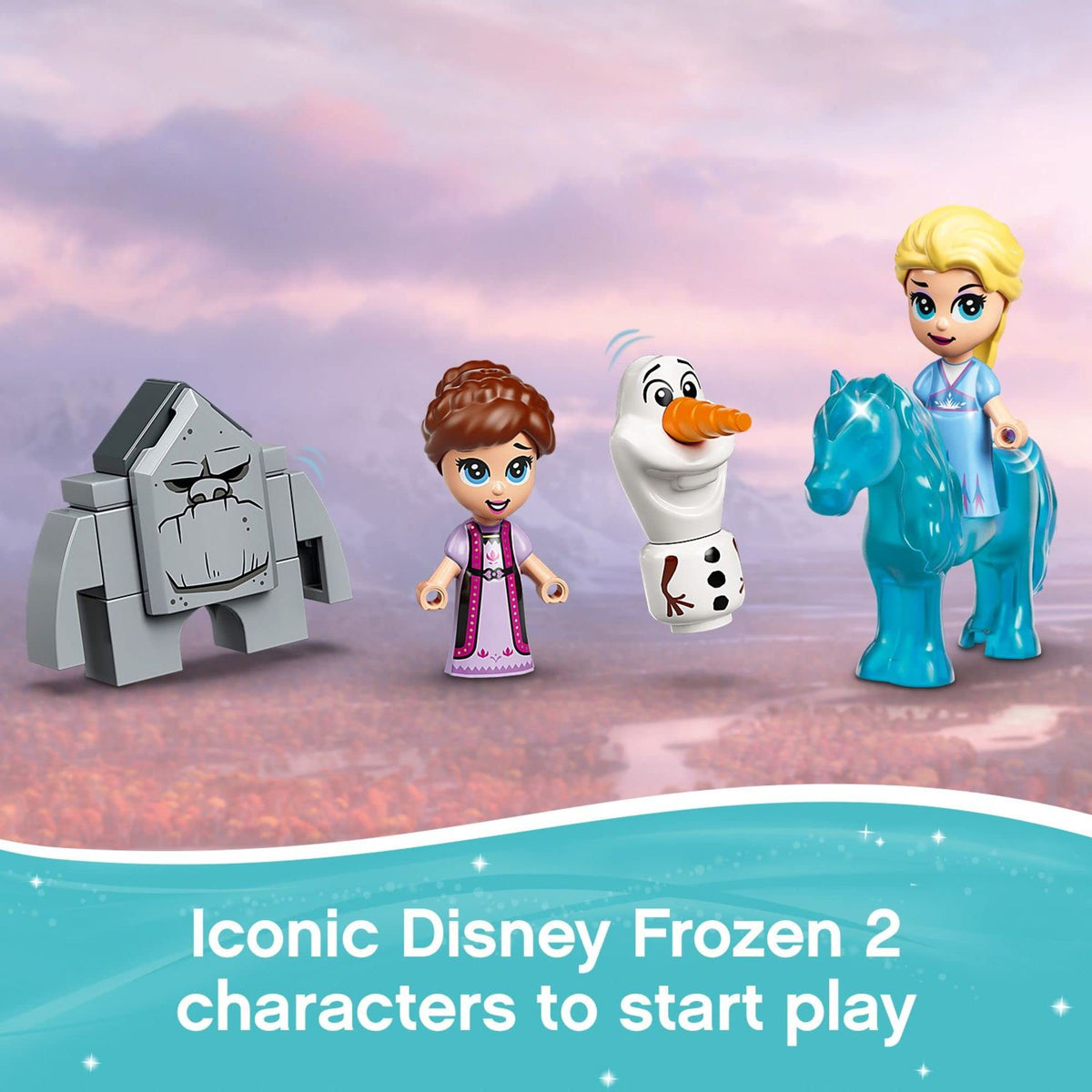 Frozen Building Toy Set with Micro Dolls and Olaf Figure U5676
