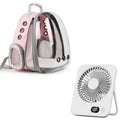 Expandable Cat Backpack with Mini Fan I520