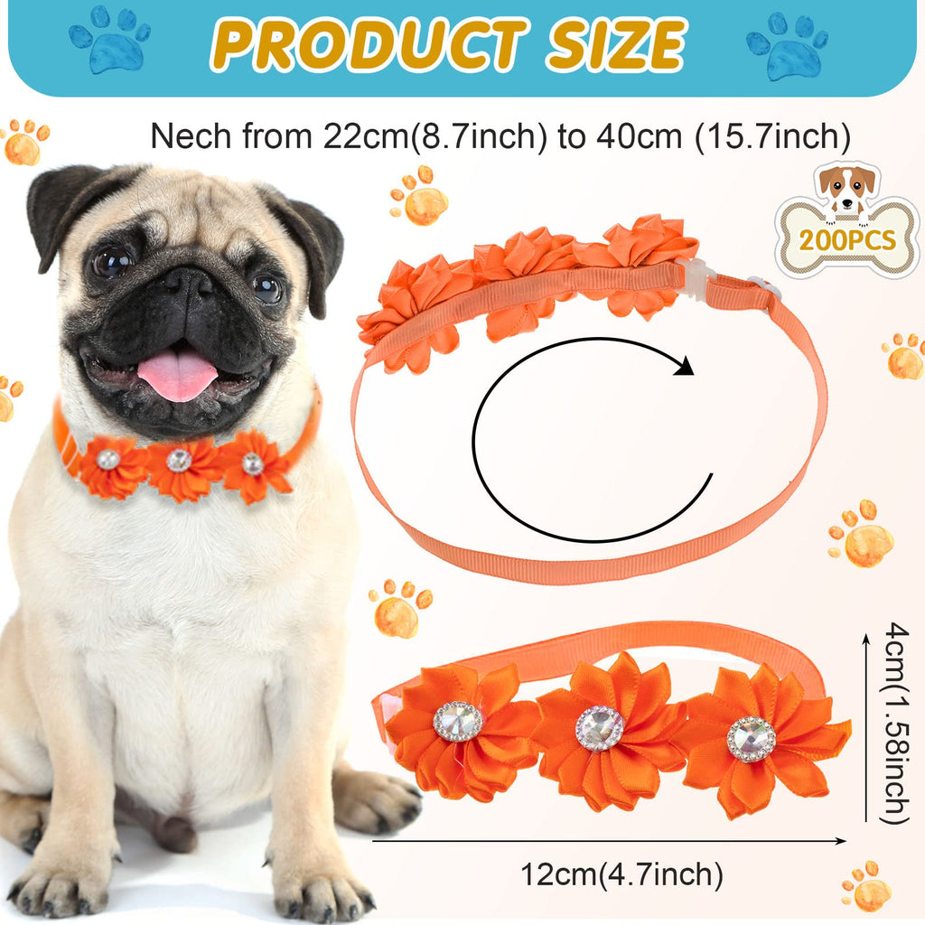 200 Pieces Adjustable Dog Bow Ties P921692