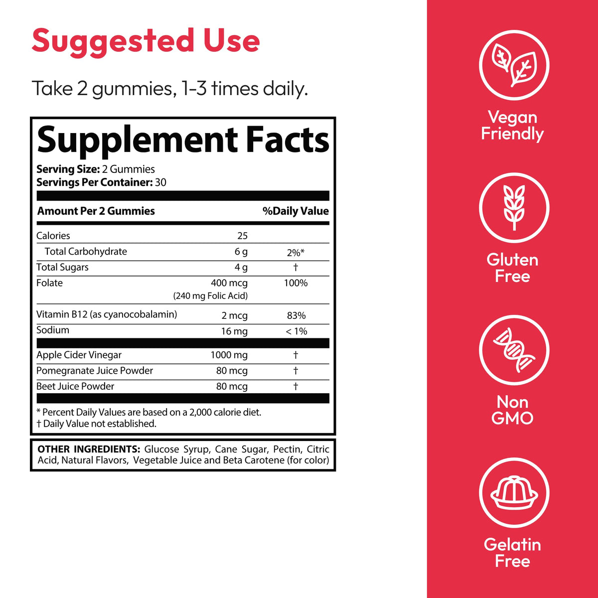Keto ACV Gummies 1000 mg 60 Count Pack of 2 Vegan Gluten Free R9857