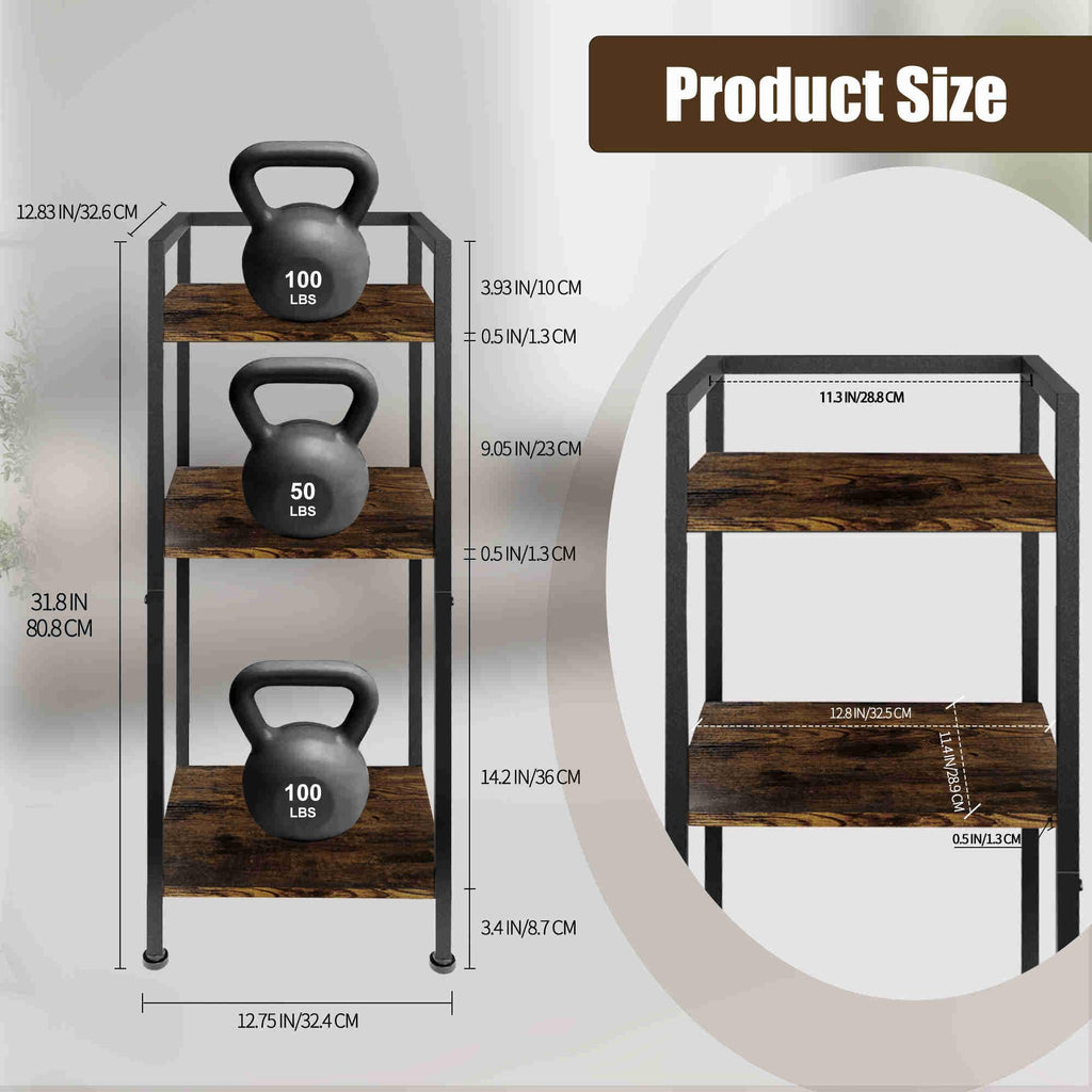 5 Gallon 3-Tier Metal Water Dispenser Stand J28995