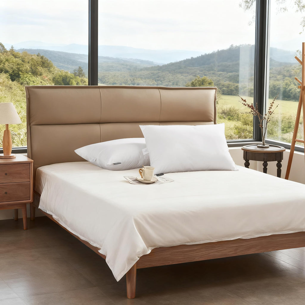 Feather and Down Pillows, 100% Organic Cotton Cover Z34548